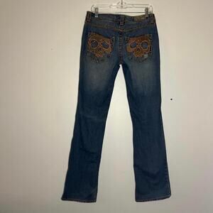 Vintage skull jeans